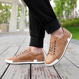 Hnzxzm Men Leather Casual Shoes Men Sneakers  Autumn Brand Mens Suede Shoes Comfortable Flat Male Footwear Zapatillas Hombre