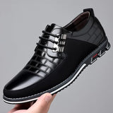 Hnzxzm Casual Leather Shoes for Men Trend Men Business Shoes Office Comfort Working Footwear Man Loafers Big Size 38-50 Tenis Masculino