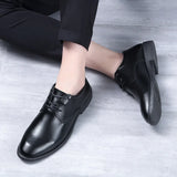 Hnzxzm Men Dress Shoes Original Men's Leather Casual Fomer Designer Suit Business Shoes for Free Shipping Moccasin Shoe To Wear