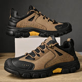 Hnzxzm Men Fashion Outdoor Walking Casual Shoes Comfortable Genuine Leather Ankle Boots Luxury Men Sneakers New Sport Hiking Shoes