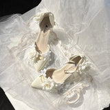 Hnzxzm lolita beige high heels for women 2024 new y2k elegant shoes for ladies