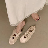 Hnzxzm Autumn Round Toe Women Flat Shoes New Brand Shallow Slip On Ladies Casual Mary Jane Shoes Soft Dress Ballerinas