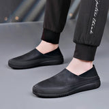 Hnzxzm Spring Autumn Leather Loafers Male Fashion Casual New Designer Shoes for Men Solid Color Dual-use High Quality Mens Shoes