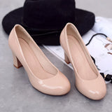 Hnzxzm Elegant Red White Nude High Heel Women Pumps Shoes Large size 45 Casual Party Office Wedding Shoes Lady Dress Pump Comfortable