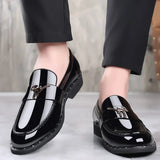 Hnzxzm Male Comfortable Shoe Leather Fashion Shoes Men Terse Mocassini  Loafers Black High Quality Casual Mens Luxury Business