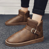 Hnzxzm With Fur Snow Boots for Men Warm Winter Casual Size 44 New Classic Designer 45 Hot Selling Original Deals High Quality Man Shoes