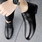 Hnzxzm Genuine Leather Men Dress Shoes Luxury Cowhide Man Business Shoes Casual Social Shoe Male Wedding Footwear Zapatos Hombre