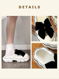 Hnzxzm 2022 Fashion Baotou Slippers Women's Summer Indoor Home Thick Cloud Non-slip Bow Sandals Girls Outside Flat Shoes