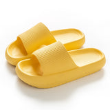 Hnzxzm Women Thick Platform Slippers Indoor Bathroom Slipper Soft Eva Anti-Slip Couples Home Floor Slides Ladies Summer Shoes