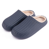 Household Waterproof Slippers Eva Plush Warm Sandals Women Thick Bottom Winter Indoor Non-Slip Couples Home Men's Home Shoes