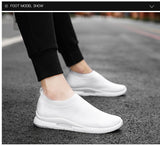 Hnzxzm  Men Light Running Shoes Jogging Shoes Breathable Man Sneakers Slip on Loafer Shoe Men's Casual Shoes Size 46 2020