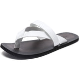 2021 Summer Mens Slippers Shower Sandals Men's Wholesale Shoes Genuine Leather Designer Slides Outside Beach Plus Size39-47