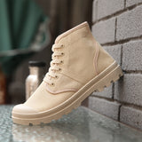 New Fashion Ankle Boots Women Canvas Shoes Hard Outsole Non-slip Women's Boots Ladies Brand Cool Design Plus Size 42 ZH2896