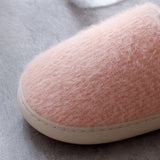 Hnzxzm Winter Warm House Spa Slippers Soft Fuzzy Slippers Women Faux Fur Slides Slippers Female Slip on Hairy Home Shoes