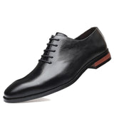 men wedding shoes leather formal business pointed toe for man dress shoes men's oxford flats size 39-48