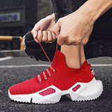 Hnzxzm Fashion Outdoor Men Sneakers High Quality Brand Casual Breathable Shoes Mesh Soft Jogging Tennis Mens Shoes Zapatos De Hombre