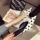 Hnzxzm Spring and Summer New Closed Toe Slippers Women's Stiletto Heel Low Heel Leopard Print Pointed Toe Shallow Mouth Slippers