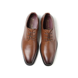 NPEZKGC Oxford Mens Dress Shoes Formal Business Lace-up Full Grain Leather Minimalist Shoes for Men