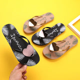 Women Slippers Beach Flip-Flops Love Heart-shape Women's Sandals Non-Slip Female Summer Shoes Ladies Holiday Outdoor Slides