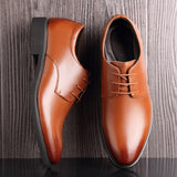 Men's Quality Genuine Leather Shoes British Business Extra Size 38-47 Soft Leather Man Wedding Shoes Dress Shoes Zapatos Hombre