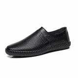 Genuine Leather Men Shoes Casual Luxury Brand 2020 Italian Mens Loafers Moccasins Breathable Slip on Driving Shoes Men