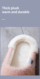 Hnzxzm Winter Warm House Spa Slippers Soft Fuzzy Slippers Women Faux Fur Slides Slippers Female Slip on Hairy Home Shoes