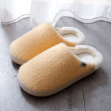 Hnzxzm Winter Warm House Spa Slippers Soft Fuzzy Slippers Women Faux Fur Slides Slippers Female Slip on Hairy Home Shoes