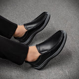 100% Genuine Leather Shoes Men Loafers Slip-on Men Casual Shoes Fashion Brand Male Footwear A2771