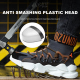 Indestructible Safety Work Shoes With Steel Toe Cap Breathable Outdoor Sports Boots Sneakers Security Construction Boots