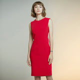 2020 women&#39;s new style dress solid Cape slim dress short sleeve red Dress female sheath dresses