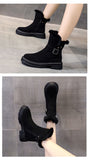 Hnzxzm Winter Shoes Women Snow Boots Warm Plush Cold Winter Women Ankle Boots Thick Sole Non-slip Fashion Brand Ladies Botas A4119