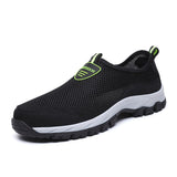 Casual Men Sport Shoes Plus Size Outdoor Mesh Sneakers Men Light Running Shoes Breathable Slip On Sneakers Dropshipping Rozoball