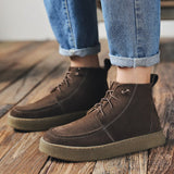 New Men's High-top Chelsea Boots Spring Autumn Comfortable Formal Shoes Male Casual Soft Oxford Shoes for Men hommes bottes