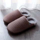 Hnzxzm Winter Warm House Spa Slippers Soft Fuzzy Slippers Women Faux Fur Slides Slippers Female Slip on Hairy Home Shoes