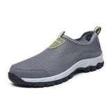 Casual Men Sport Shoes Plus Size Outdoor Mesh Sneakers Men Light Running Shoes Breathable Slip On Sneakers Dropshipping Rozoball