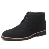 Hnzxzm Men Boots Genuine Leather Autumn Winter Work Shoes Male Lace Up Man Ankle Boots Zapatos De Hombre Plus Size 39-48