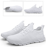 Hnzxzm Men Light Running Shoes  Breathable Lace-Up Jogging Shoes for Man Sneakers Anti-Odor Men's Casual Shoes Drop Shipping