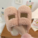 Hnzxzm New Autumn Winter Women Men Slippers Bottom Soft Insole Home Shoes Thick Slippers Indoor Slide Comfortable Footwear