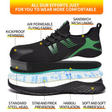 Sneakers Shoes Men Women Steel Toe Boots Indestructible Work Shoes Lightweight Breathable Composite Toe Men EUR Size 37-48