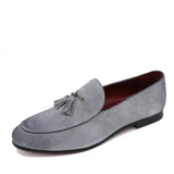 Hnzxzm New Arrival Casual Mens Shoes Suede Leather Men Loafers Moccasins Fashion Low Slip On Men Flats Shoes oxfords Shoes