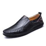 Hnzxzm Fashion Casual Driving Shoes Split Leather Loafers Men Shoes New Men Loafers Luxury Flats Shoes Men Chaussure