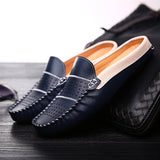 Genuine Leather Sandals Men Summer Shoes High Quality Men's Sandals Male Brand Cowhide Casual Shoes ZHK280