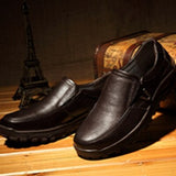 NPEZKGC New Handmade Genuine Leather Men Shoes, spring autumn Business fashion Men Casual Shoes, Brand Shoes Men