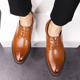 New 2020 Flat Classic Men Dress Shoes Genuine Leather Wingtip Carved Italian Formal Oxford Footwear Plus Size 38-48 For Winter