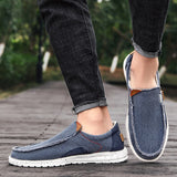 New Men's Vulcanize Shoes Fashion Canvas Shoes Men Breathable Casual Flats Shoes Outdoor Male Sneakers Loafers Zapatos Hombre