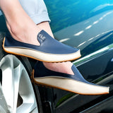 Fashion Leather Shoes For Men New Slip On Loafers Plus Size 47 Casual Driving Shoes Wide 2021 Business Shoes Sneaker Male
