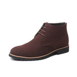 Hnzxzm Men Boots Genuine Leather Autumn Winter Work Shoes Male Lace Up Man Ankle Boots Zapatos De Hombre Plus Size 39-48