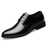 Men's Quality Genuine Leather Shoes British Business Extra Size 38-47 Soft Leather Man Wedding Shoes Dress Shoes Zapatos Hombre