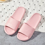 Minimalist Home Slippers Super Soft Indoor Bathroom Bath Slippers Ultra Thin Wear-Resistant Sandals