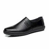 Genuine Leather Men Shoes Casual Luxury Brand 2020 Italian Mens Loafers Moccasins Breathable Slip on Driving Shoes Men
